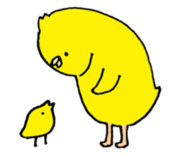 cadisiro small bird sticker #488963