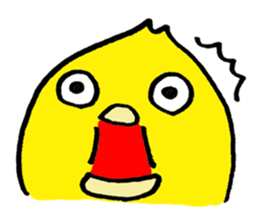 cadisiro small bird sticker #488980