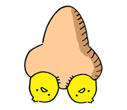 cadisiro small bird sticker #488984