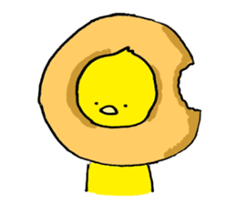 cadisiro small bird sticker #488989