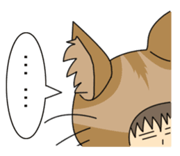 Cat salaryman(English version) sticker #489320