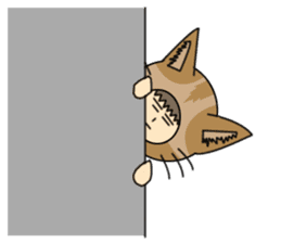 Cat salaryman(English version) sticker #489335