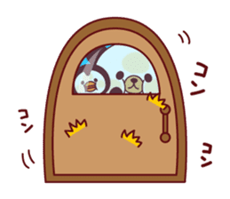 Panda(pon-yan)&Puffin(Puffy) -3- sticker #489474