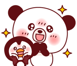 Panda(pon-yan)&Puffin(Puffy) -3- sticker #489485