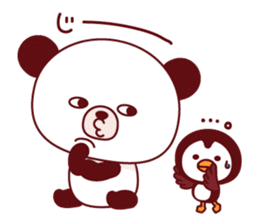 Panda(pon-yan)&Puffin(Puffy) -3- sticker #489490