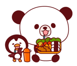 Panda(pon-yan)&Puffin(Puffy) -3- sticker #489494