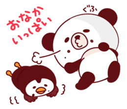 Panda(pon-yan)&Puffin(Puffy) -3- sticker #489496