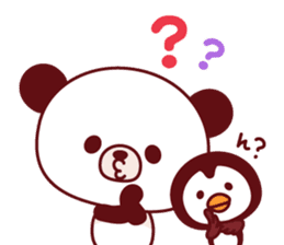 Panda(pon-yan)&Puffin(Puffy) -3- sticker #489499