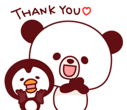 Panda(pon-yan)&Puffin(Puffy) -3- sticker #489500