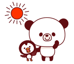 Panda(pon-yan)&Puffin(Puffy) -3- sticker #489503