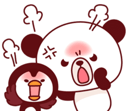 Panda(pon-yan)&Puffin(Puffy) -3- sticker #489510