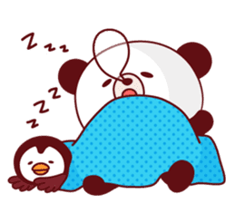 Panda(pon-yan)&Puffin(Puffy) -3- sticker #489511