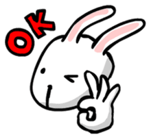 Muscular Rabbit sticker #489819