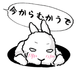 Assortment of rabbit speech bubble sticker #490003