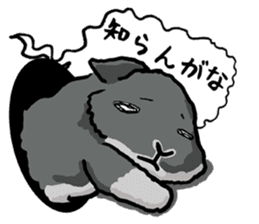 Assortment of rabbit speech bubble sticker #490012