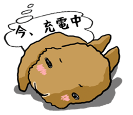 Assortment of rabbit speech bubble sticker #490028