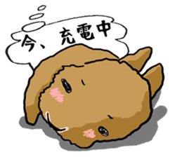 Assortment of rabbit speech bubble sticker #490028