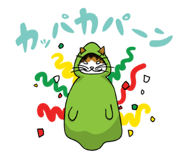 Manjyumaru & cats tour sticker #490200