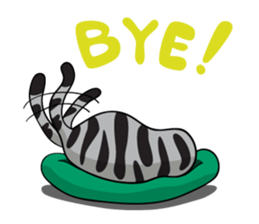 Manjyumaru & cats tour sticker #490223