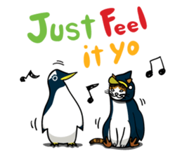 Manjyumaru & cats tour sticker #490224