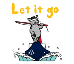 Manjyumaru & cats tour sticker #490227