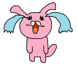 Rabbit Suzuki and Tanuki Sato sticker #491123