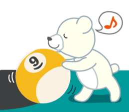 Little bear "WHITY" sticker #491876