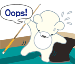 Little bear "WHITY" sticker #491878