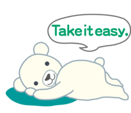 Little bear "WHITY" sticker #491879