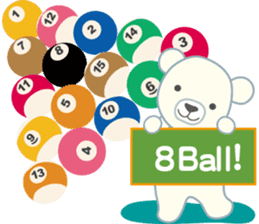 Little bear "WHITY" sticker #491887