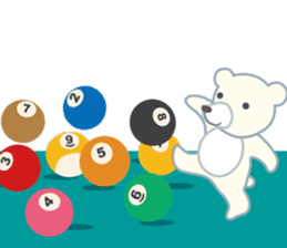 Little bear "WHITY" sticker #491894