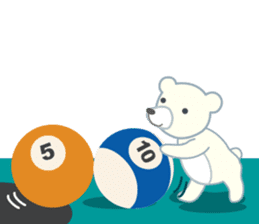 Little bear "WHITY" sticker #491895