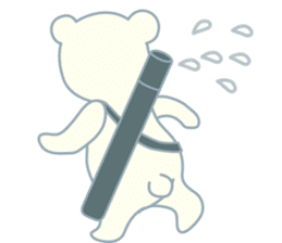 Little bear "WHITY" sticker #491907