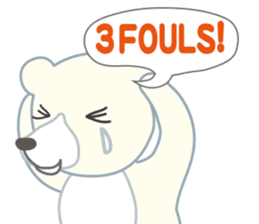 Little bear "WHITY" sticker #491910