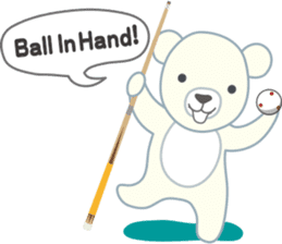 Little bear "WHITY" sticker #491911