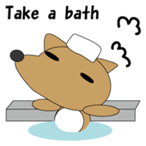 The salaried dog English version sticker #492039