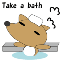 The salaried dog English version sticker #492039