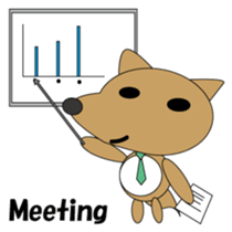 The salaried dog English version sticker #492040