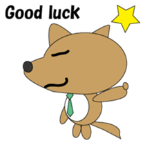 The salaried dog English version sticker #492042