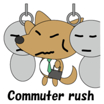 The salaried dog English version sticker #492043