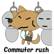 The salaried dog English version sticker #492043