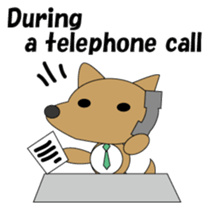 The salaried dog English version sticker #492046