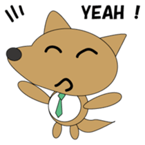 The salaried dog English version sticker #492049