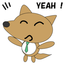 The salaried dog English version sticker #492049