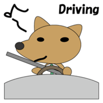 The salaried dog English version sticker #492051