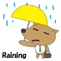 The salaried dog English version sticker #492052