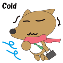 The salaried dog English version sticker #492053