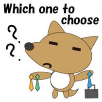 The salaried dog English version sticker #492054