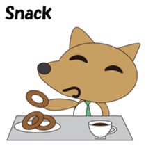 The salaried dog English version sticker #492058