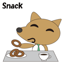 The salaried dog English version sticker #492058